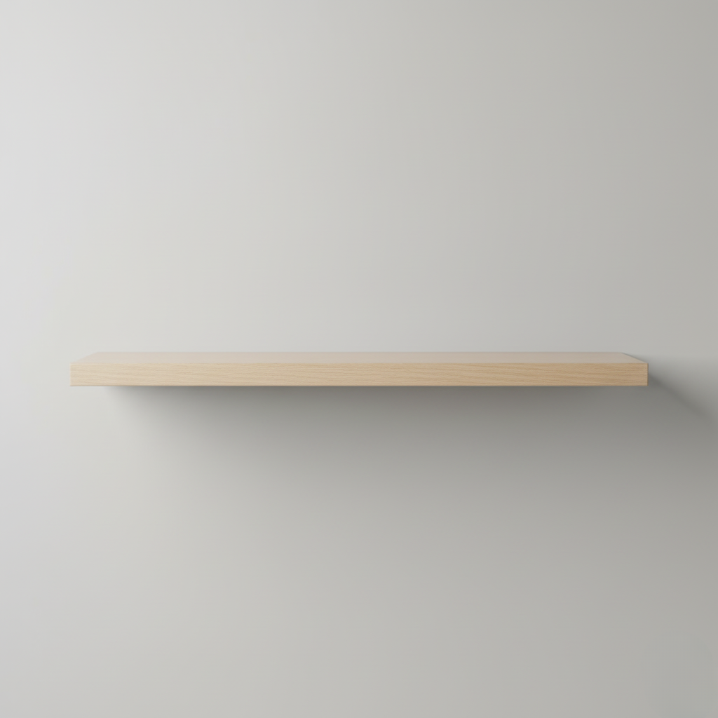 Mensola singola da parete flottante