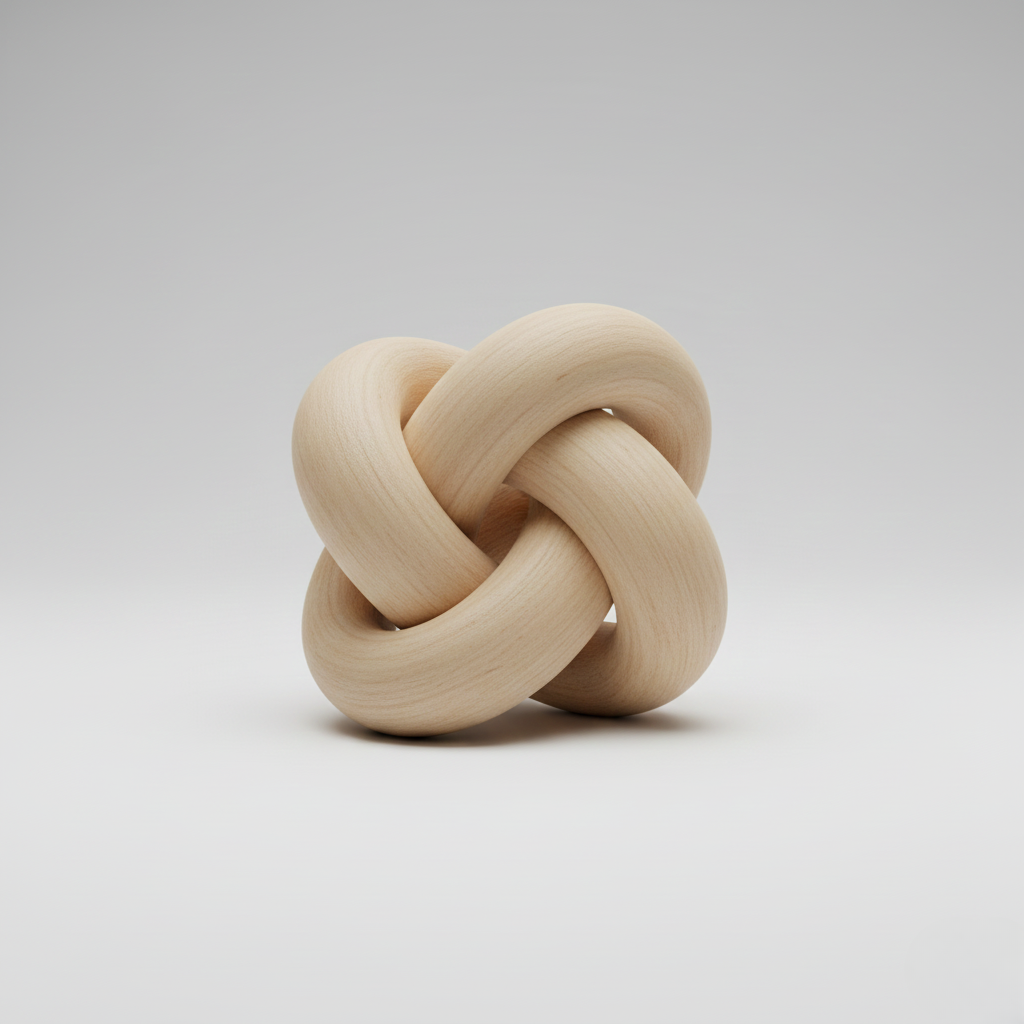 Decorazione scultorea a nodo