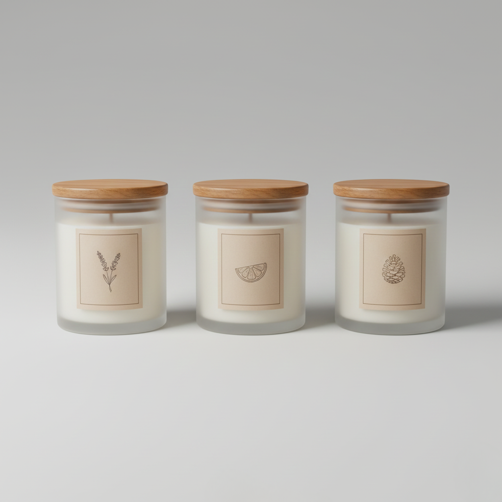 Set di candele per aromaterapia