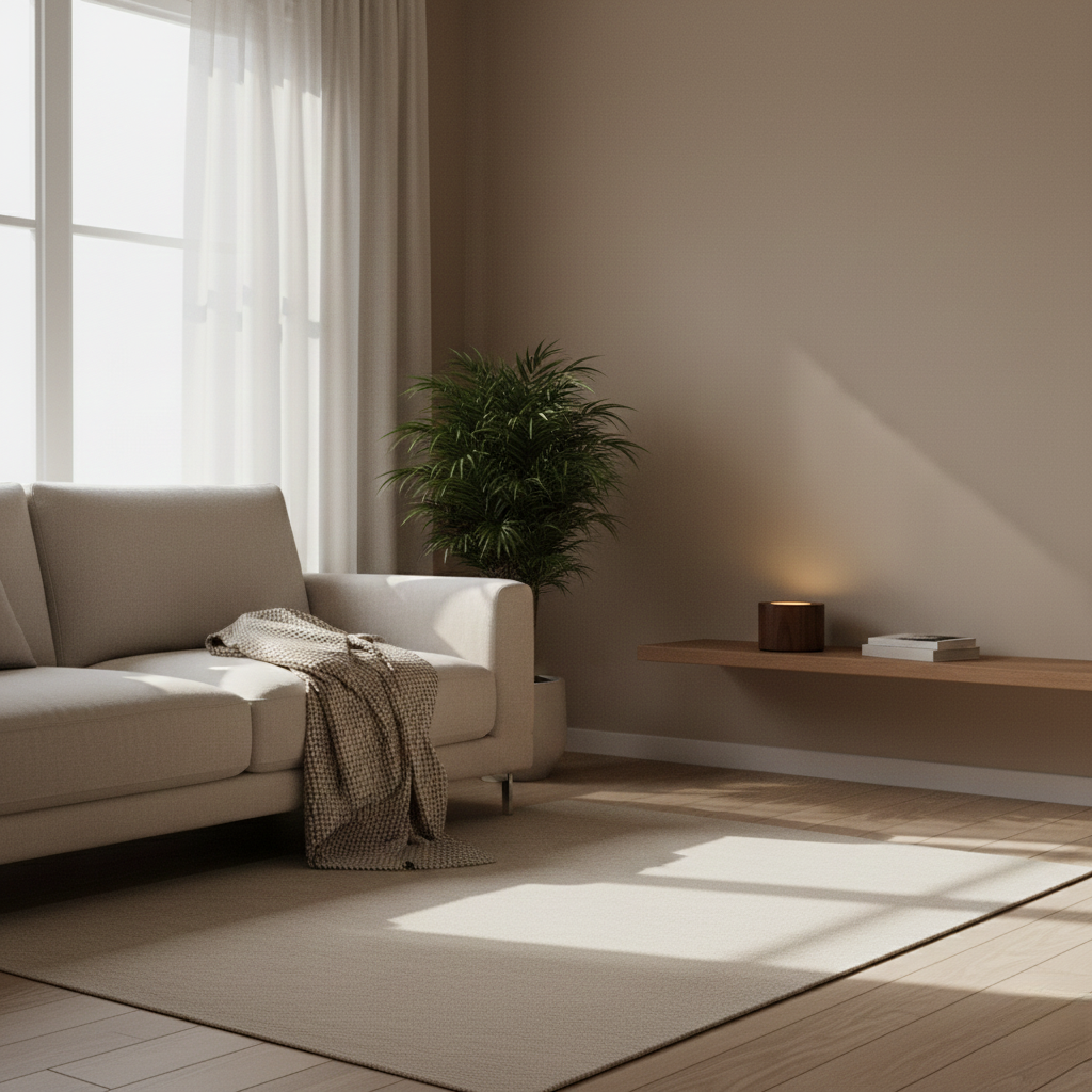 Luce d'accento in legno a LED