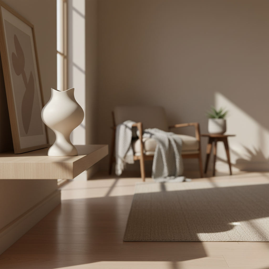 Vaso scultoreo in ceramica opaca