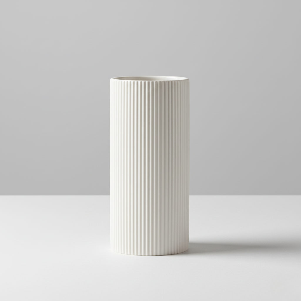 Vaso in ceramica a coste