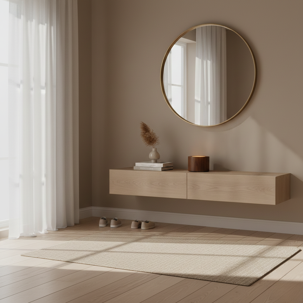 Luce d'accento in legno a LED