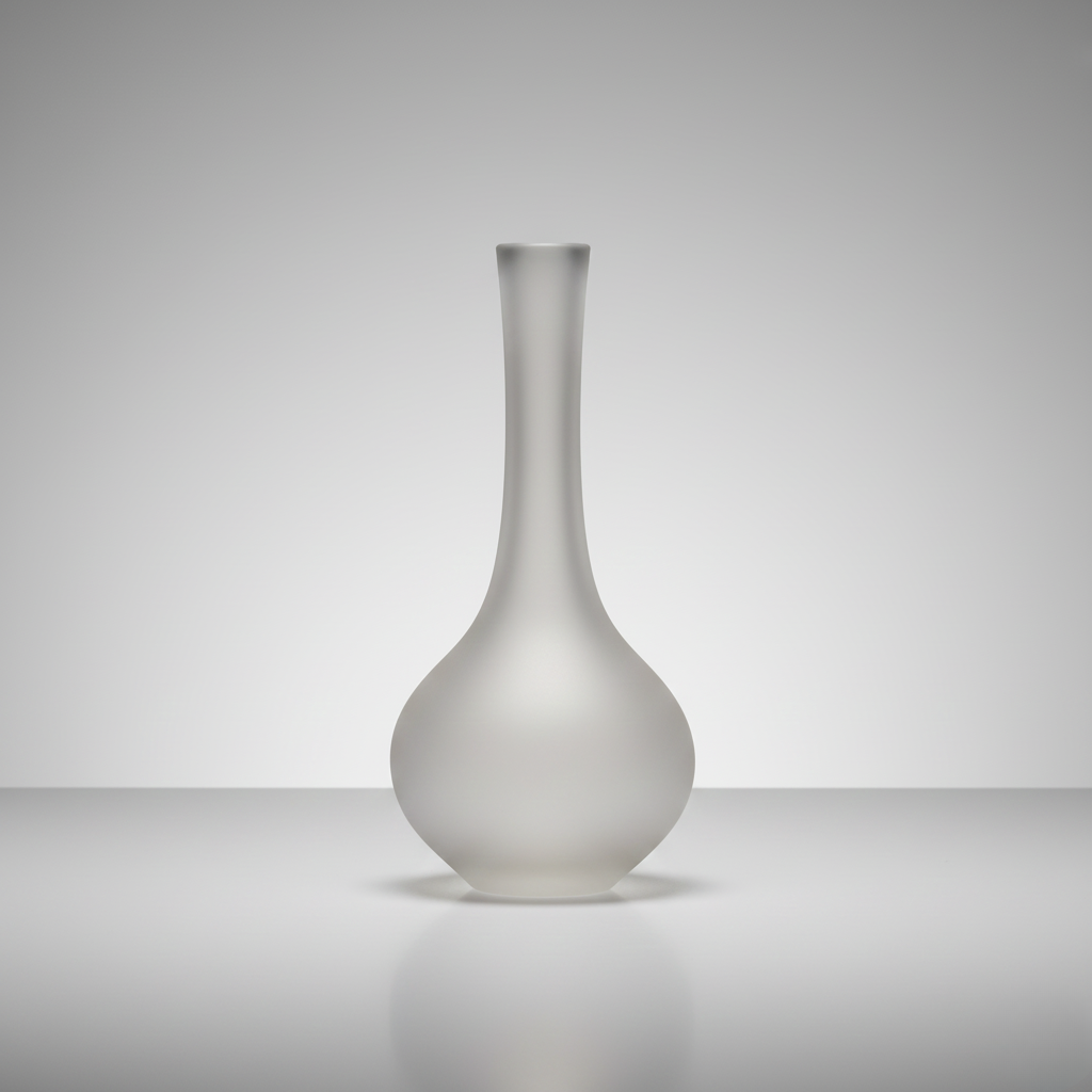 Elegante vaso in vetro