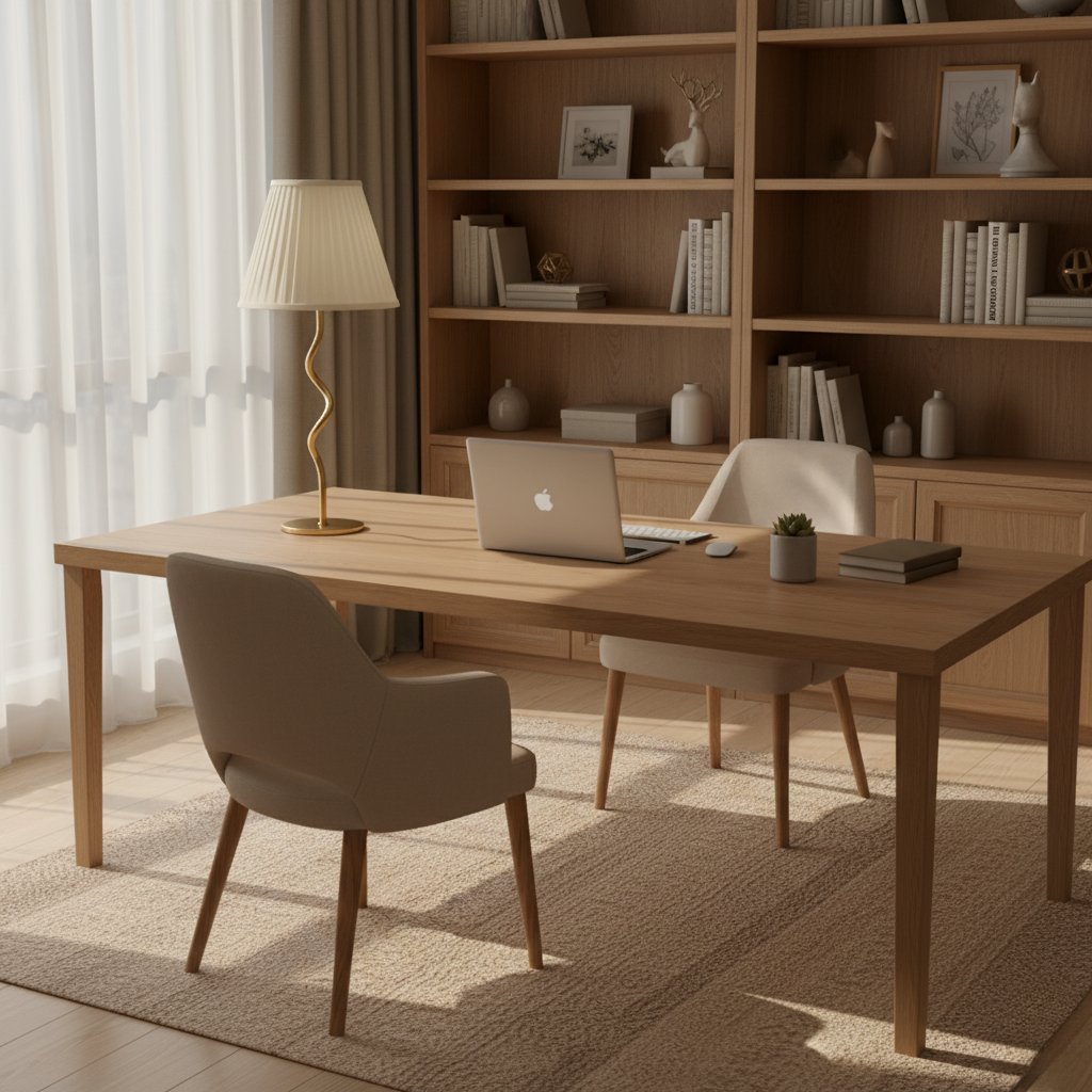 Lampada da tavolo curva